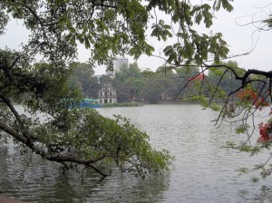 Central lake in Hanoi