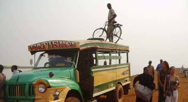 A bus called patience, photo by Crispin who volunteered in Ghana
