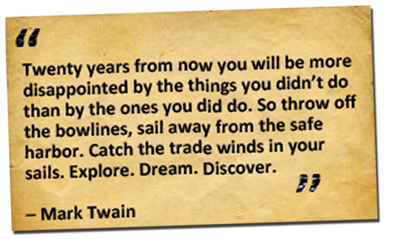 mark twain free gap year guide