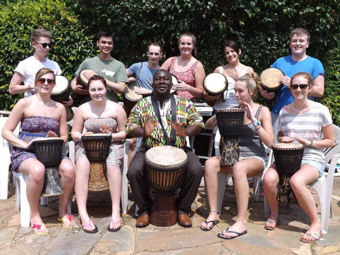 drumming at orientation