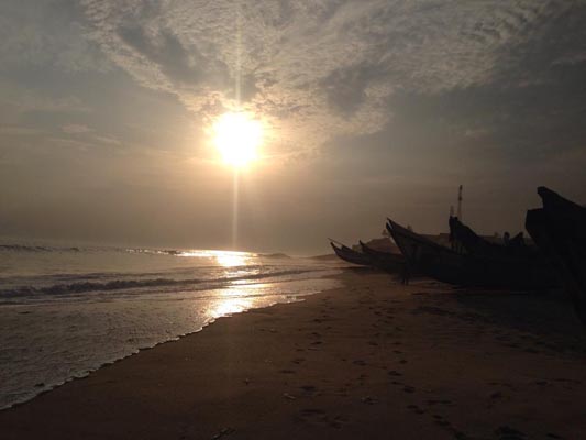 Boats and Sunrise