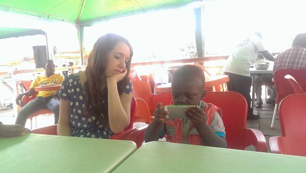 Cat Morrell and Kid