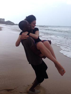 Derek Takes Klara to the Waters Edge