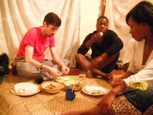 Enjoying Local Food