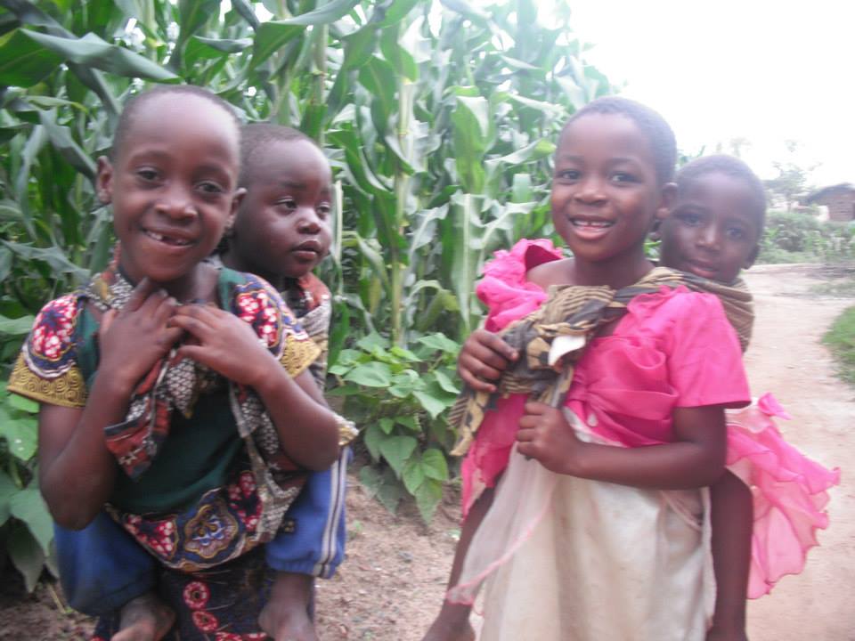Kids Amonst Maize