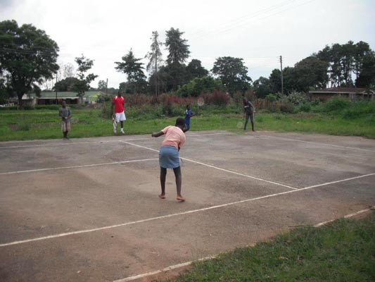 Playing Tennis