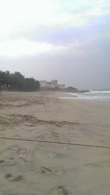 Slave Castle From Afar
